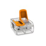 Conector Emenda 2 Polos 41A 6,0MM Para Chuveiro Com 3 Unidades