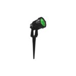 Espeto Spot Clean ABS Led IP65 5W Luz Verde - Preto