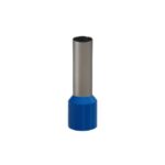 Terminal Tubular Para Cabo Flexível Azul