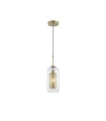 Pendente Bronx 1xE27 De Aço Dourado Blumenau