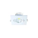 Spot Recuado Embutir Quadrado 94mm ABS+PC 6W Bi-Vol Blumenau