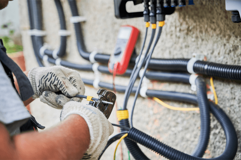 Manutenção de materiais elétricos